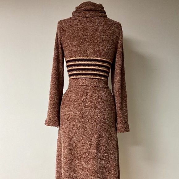 Vintage long sleeve midi Daymor Couture sweater dress size 12 - Picture 2 of 6